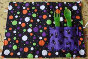 Halloween placemat diy