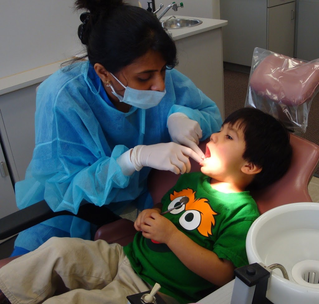 Logan Cordova's first dentist visit