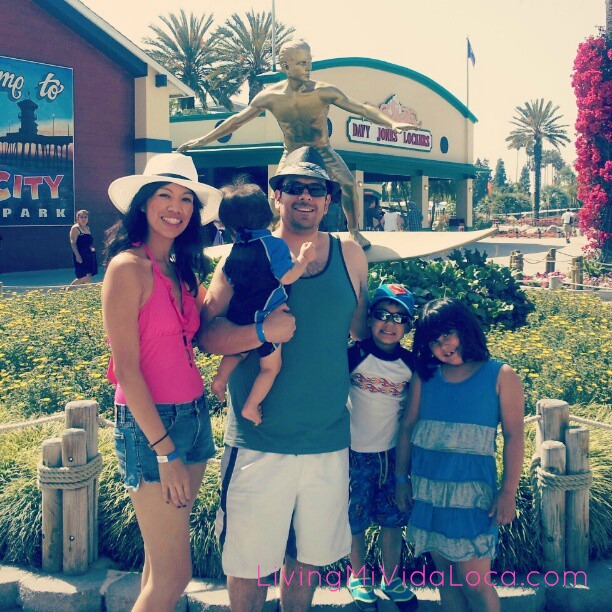 Family at Knott's Soak City