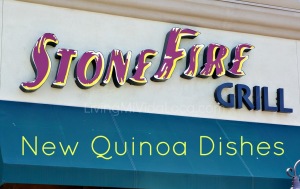 new vegetarian quinoa dishes at StoneFire Grill