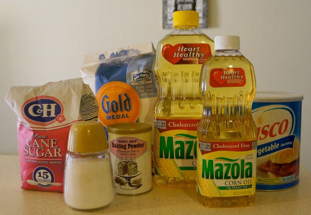 Ingredients for buñuelos