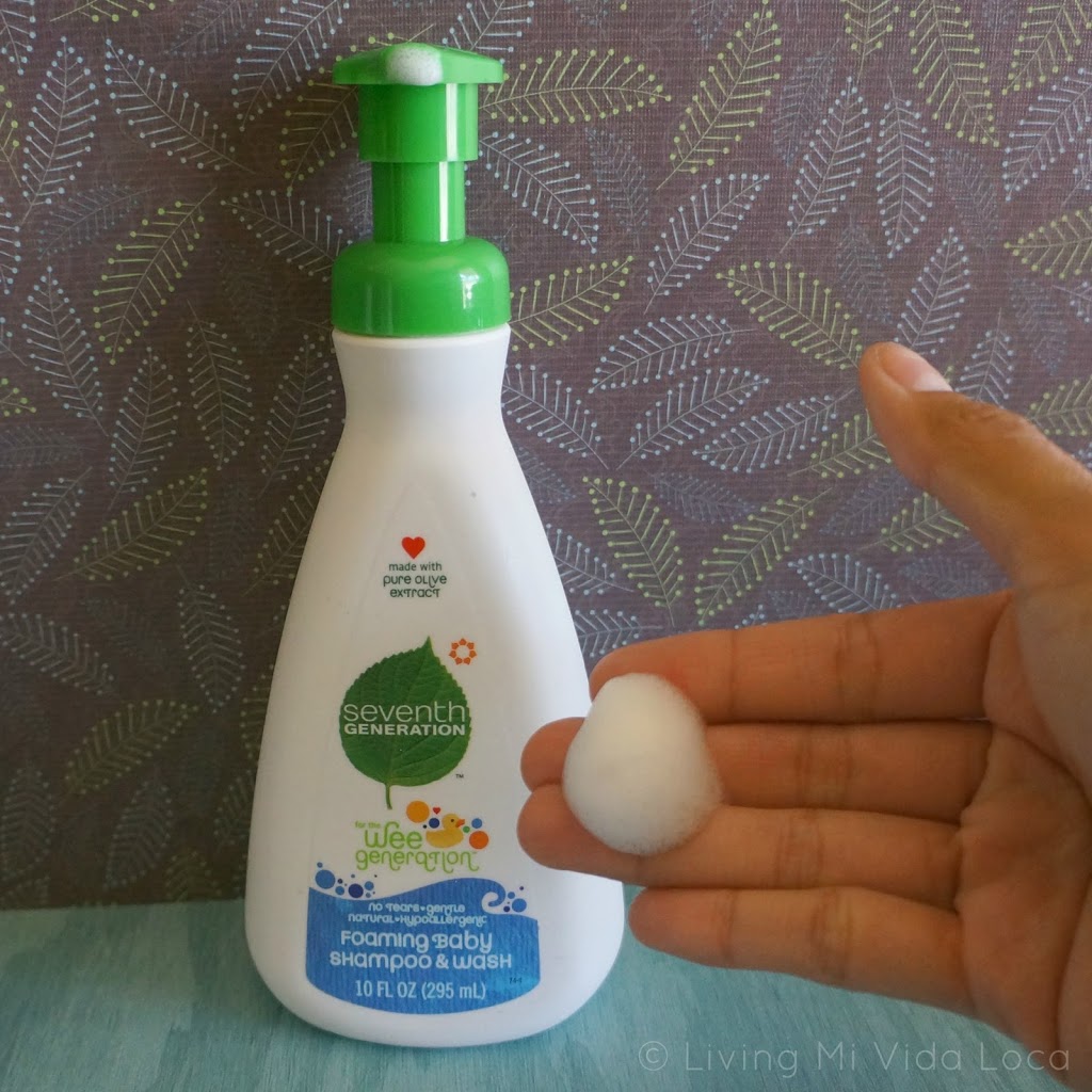 Seventh Generation foaming baby shampoo and wash