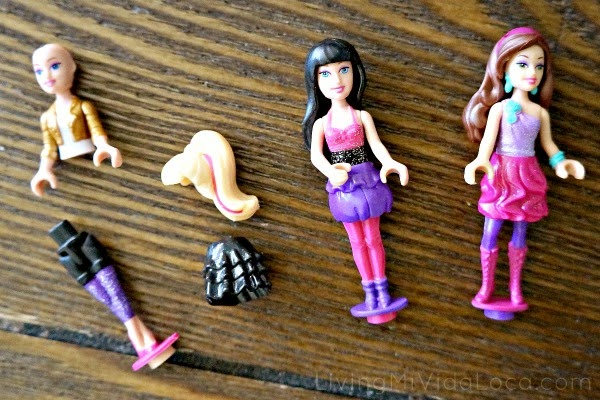 Mega Bloks Barbie Pack 80206 Movie Star Barbie 28 piezas incluso Muñeca de 1 X 2" 
