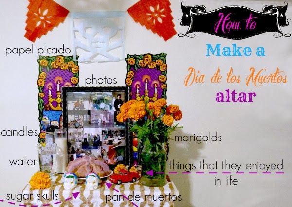 when to set up dia de los muertos altar