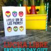 Lucha libre free printable for Father's Day gift