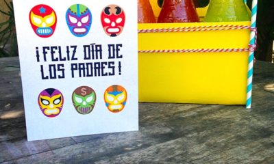 Lucha libre free printable for Father's Day gift