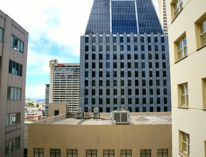 View from the Omni San Francisco Hotel // livingmividaloca.com #LMVLtravels