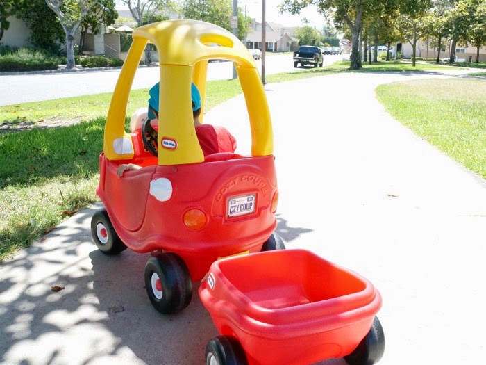 little tikes cozy coupe trailer