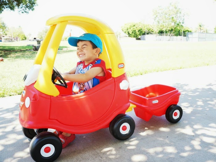 cozy coupe with wagon