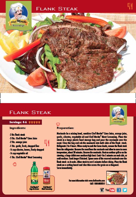 Flank steak recipe