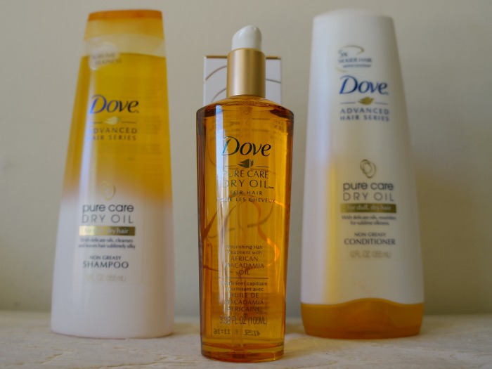 Dove Dry Oil products