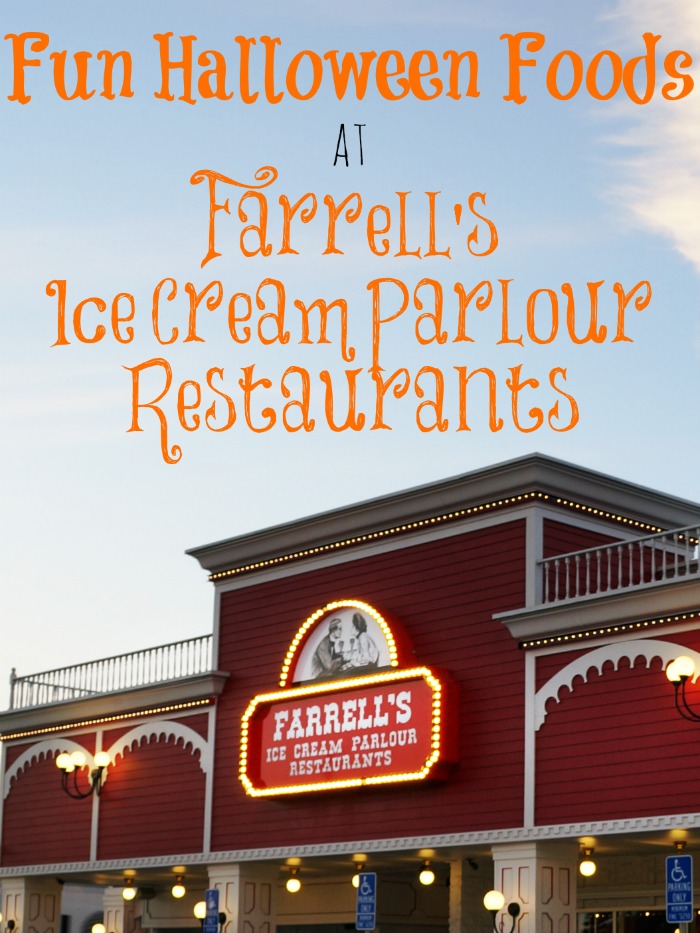 Halloween Foods at Farrell's Ice Cream Restaurants