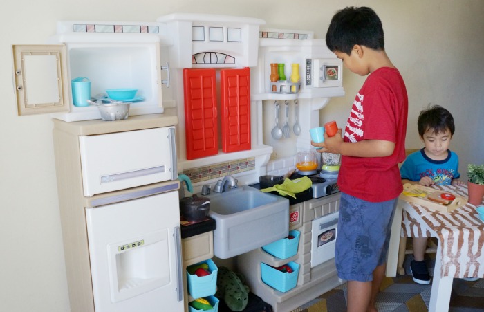 tall play kitchen