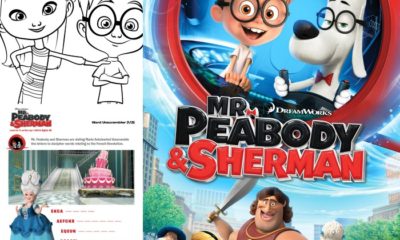 Mr Peabody and Sherman Free Activity Sheets printables