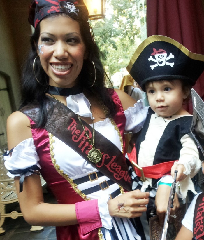 Pirates makeup at Disneyland Resort