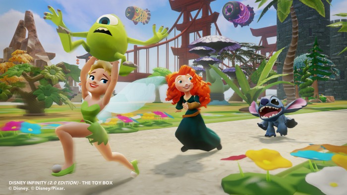 Tinker bell, Merida and Stitch // LivingMiVidaLoca.com #DisneyInfinity