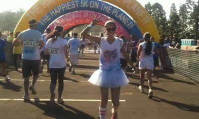 Finishing the color run