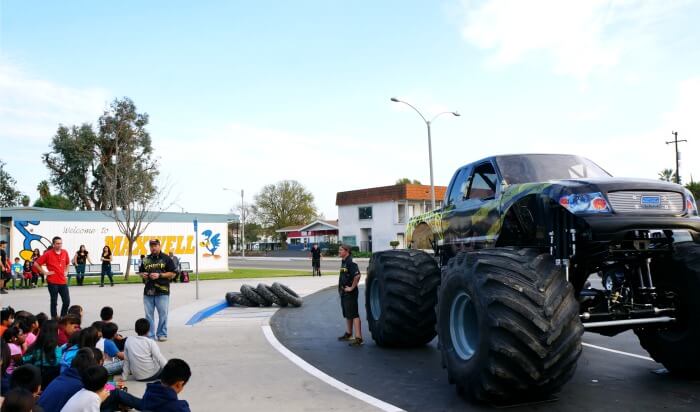 Monster Jam Appearance at Maxwell Elementary