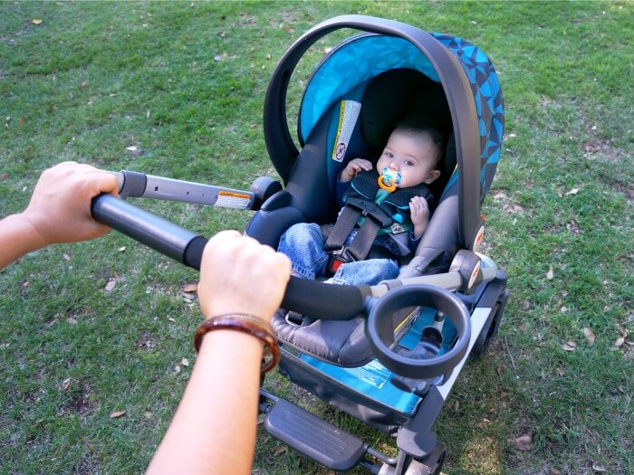 Baby in GB Asana35 Infant Car Seat