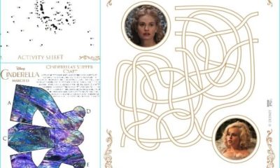 Free Cinderella movie printables inspired by Cinderella