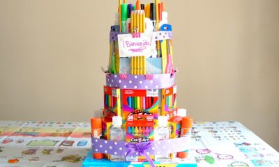 how to make school supplies cake