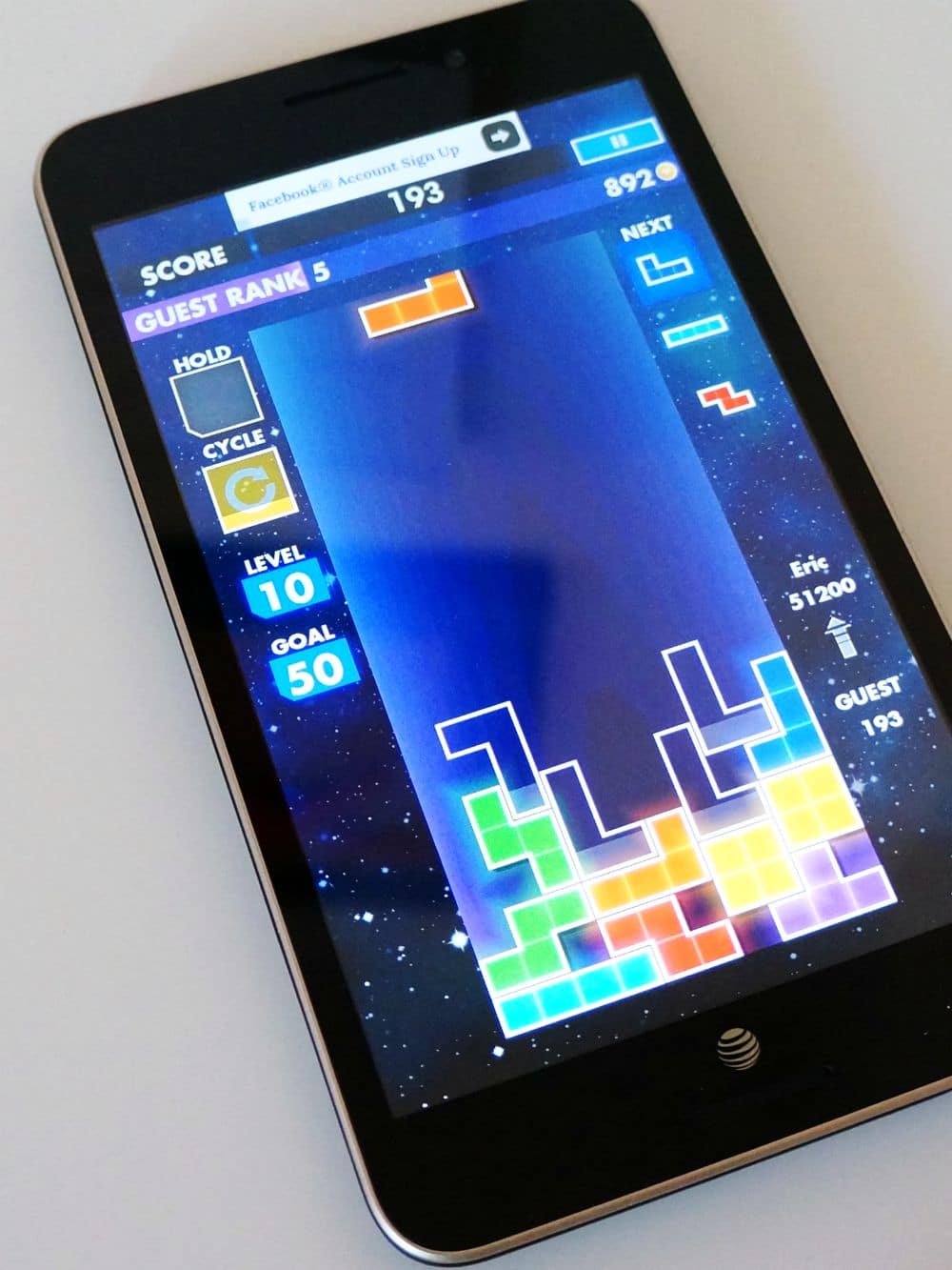 tetris on tablet