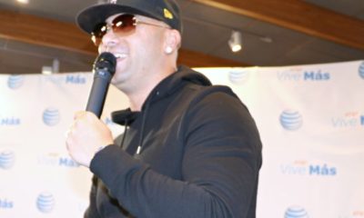 Wisin at AT&T event in Los Angeles