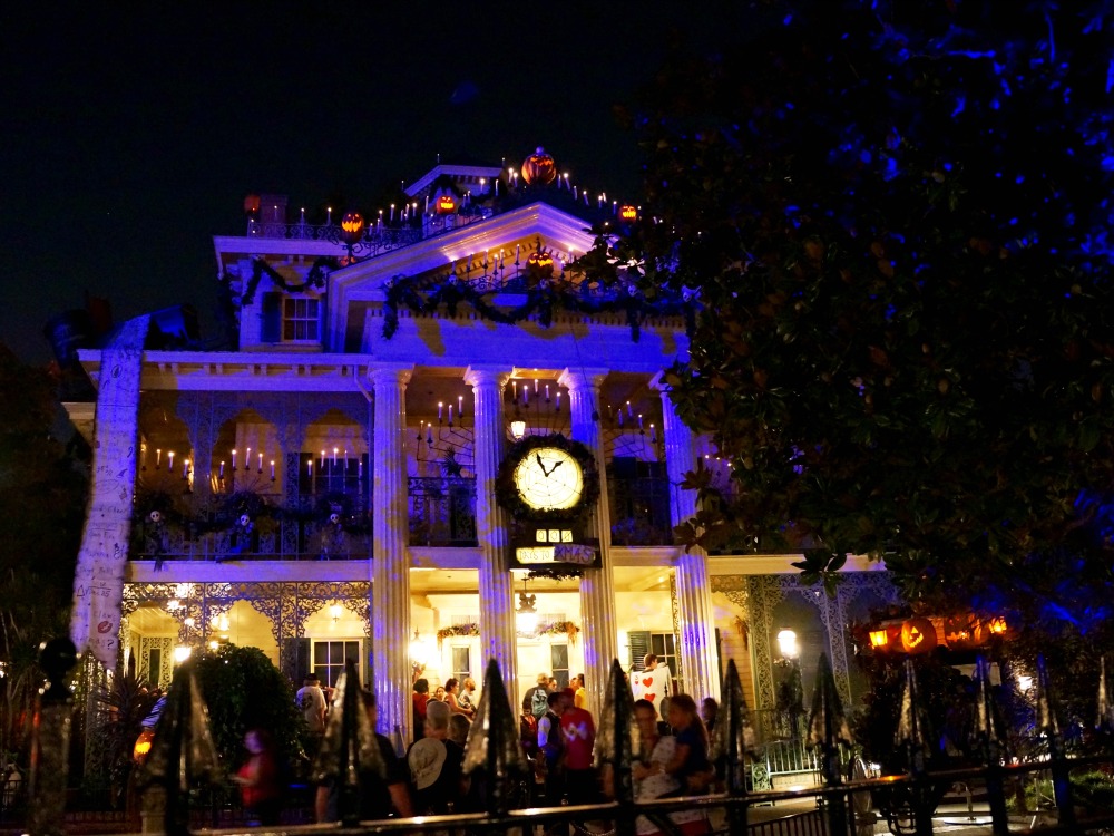 Haunted Mansion during Mickey's Halloween Time