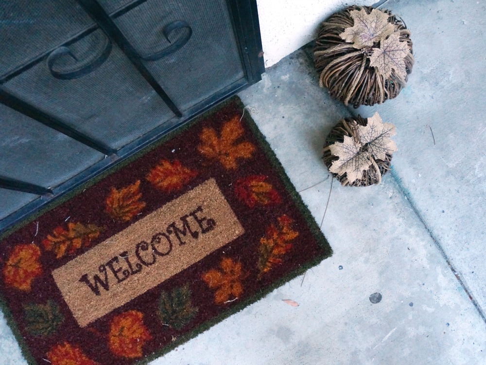 Welcome door mat