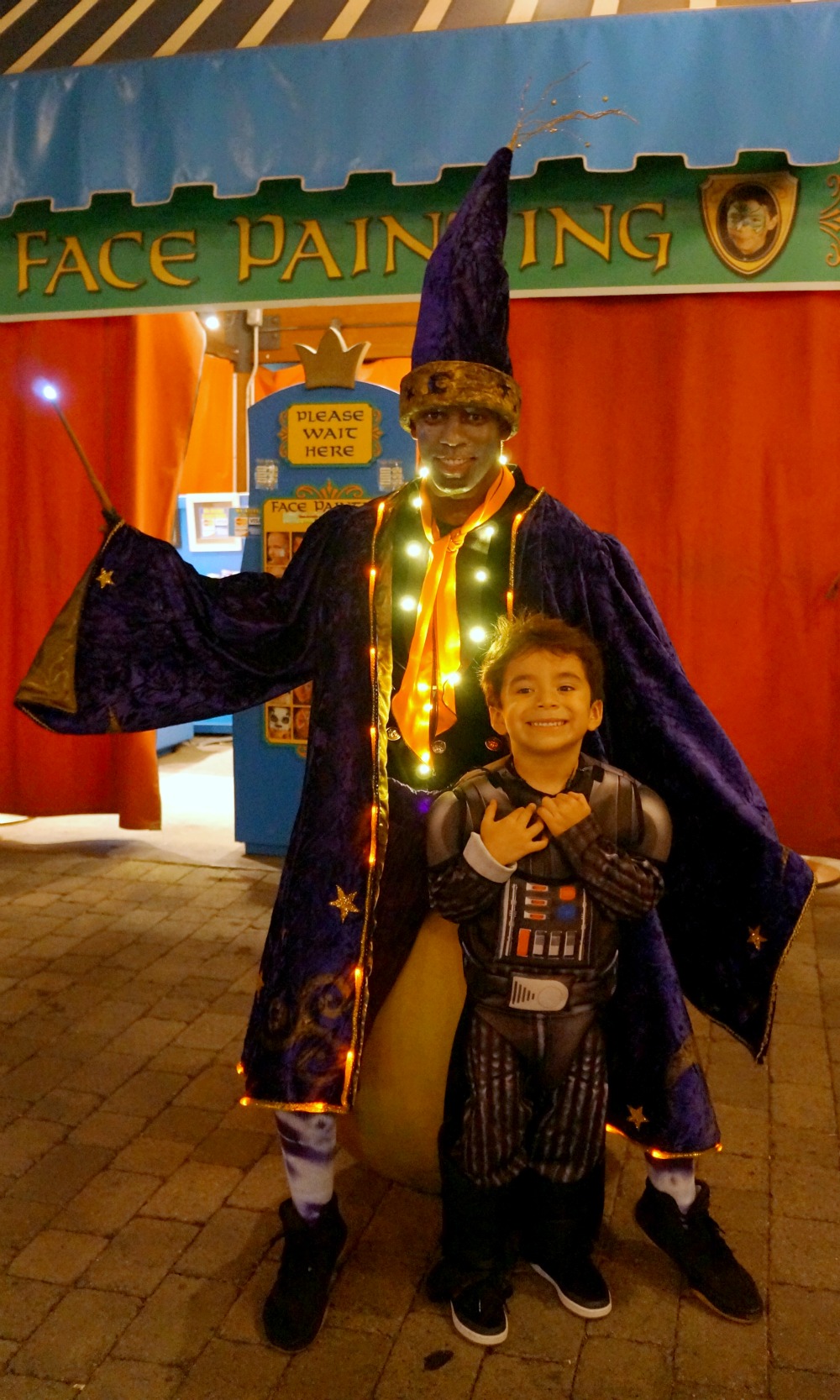 Wizard costumed character