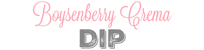 boysenberry crema dip