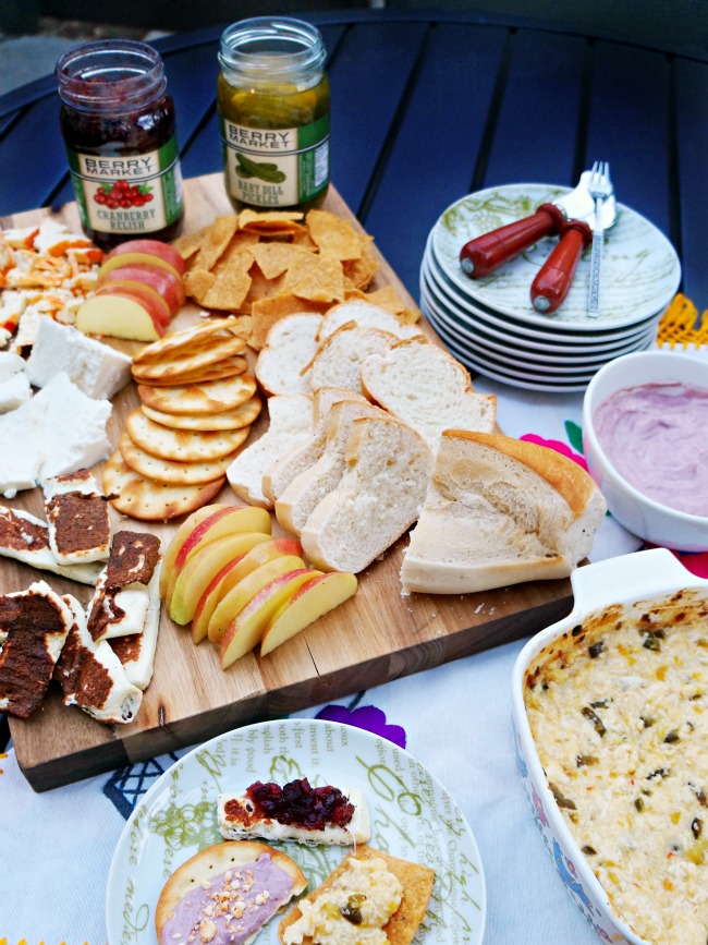 cheese platter with mexican cheese