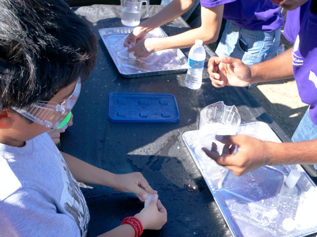 Experiments at pumpkin launch