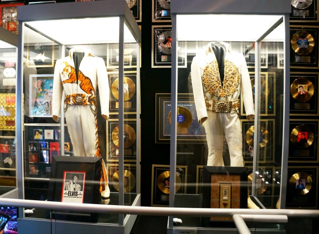 Racquetball building displays jumpsuits and memorabilia