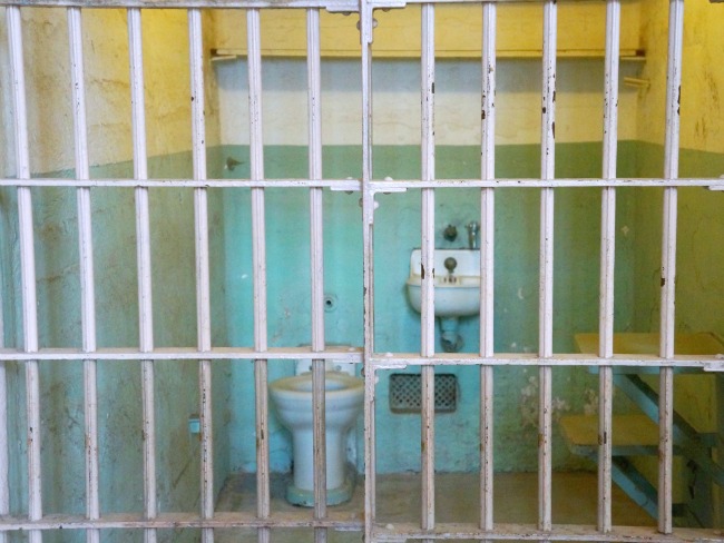 Cell inside of Alcatraz // livingmividaloca.com