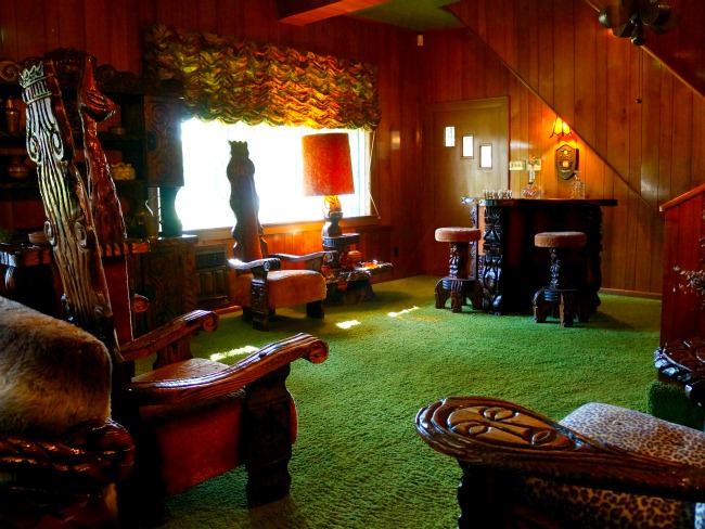 Elvis Presley's Jungle Room in Graceland