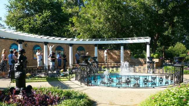 Meditation garden at Graceland