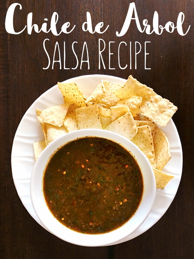 Make this easy Mexican salsa recipe that's great for tacos, burritos and for breakfast. | livingmividaloca.com | #livingmividaloca
#childedearbolsalsa #recipes #spicysalsa #salsa #mexicansalsa #diprecipes