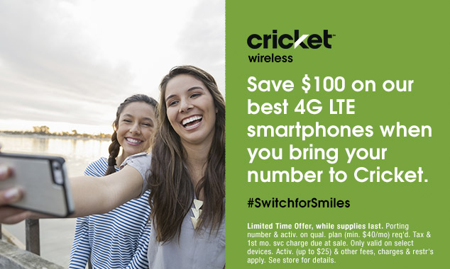 4G LTE smartphones on the Cricket Wireless deal