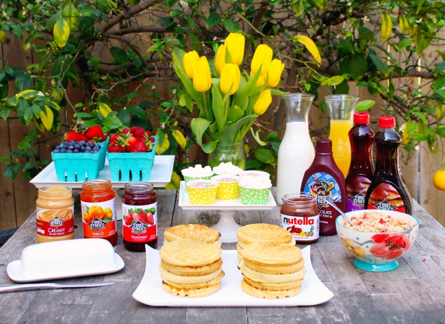 Brunch Party Ideas - Waffle and Pancake Bar! 