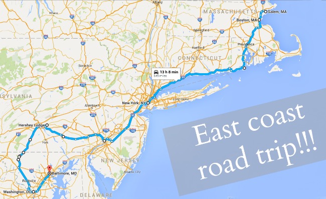 East coast road trip itinerary - LivingMiVidaLoca.com