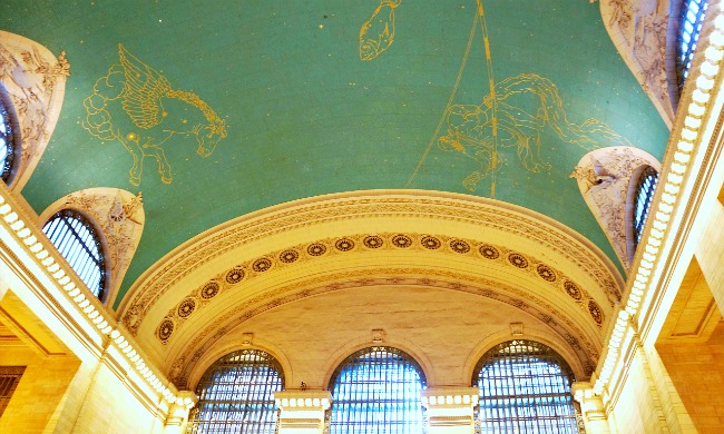 Grand Central ceiling in New York. movies filmed in NYC - LivingMiVidaLoca.com