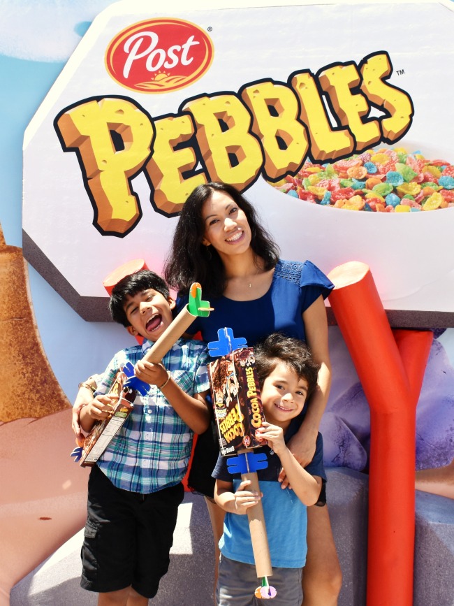 family enjoying Pebbles Play Tour