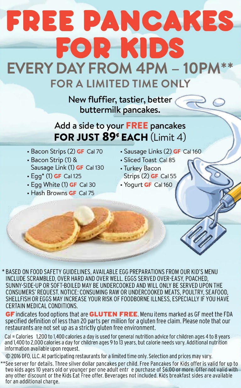 Free pancakes for kids and how 1 can provide 10 healthy meals Orange