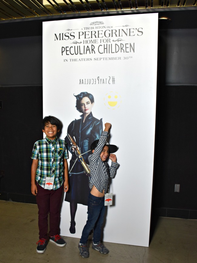 boys at Miss Peregrine's movie | LivingMiVidaLoca.com #StayPeculiar