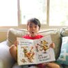 Boy reading Groovy Joe - LivingMiVidaLoca.com