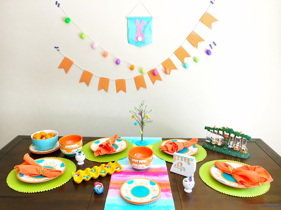 Easy Easter dining table setup - livingmividaloca.com