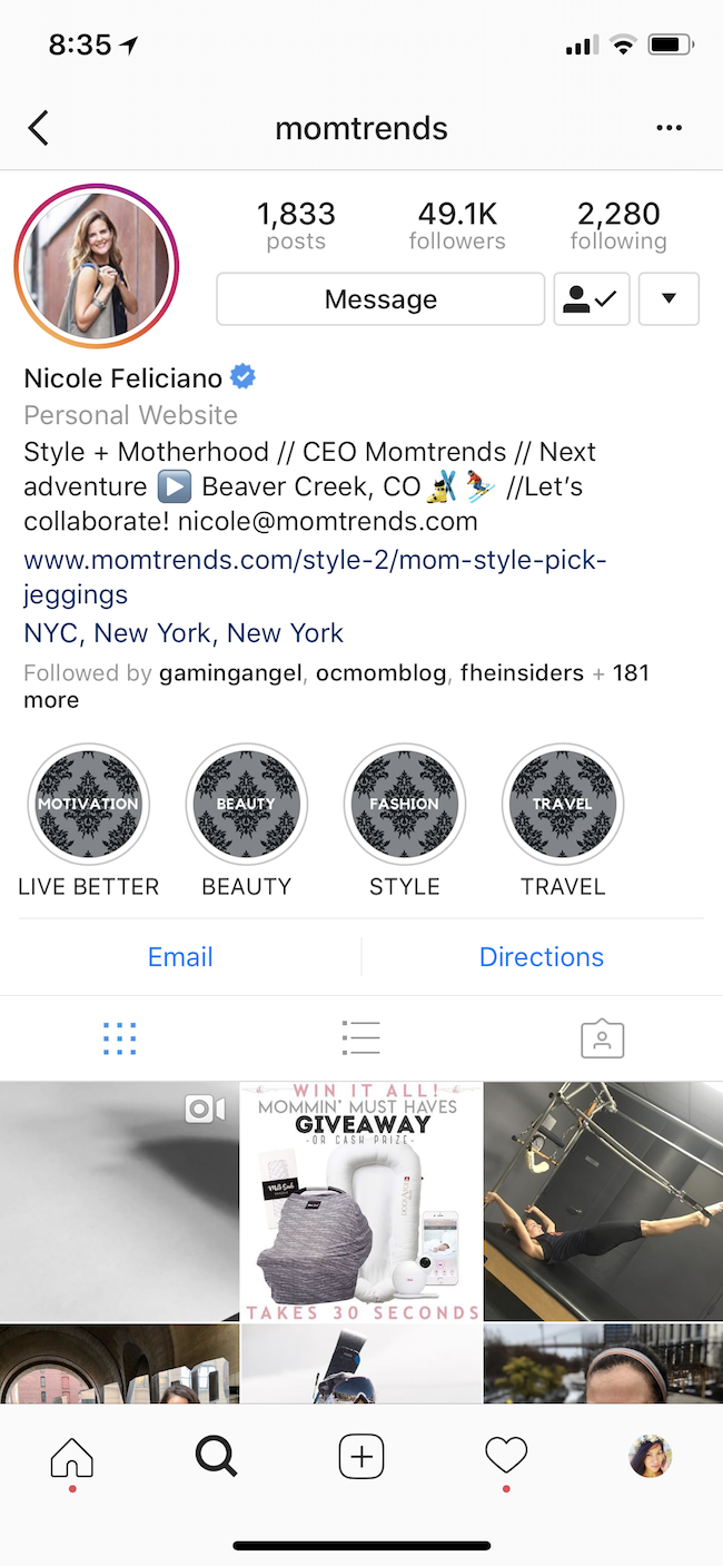 Examples of how to make create custom covers for your Instagram Story highlights - LivingMiVidaLoca.com