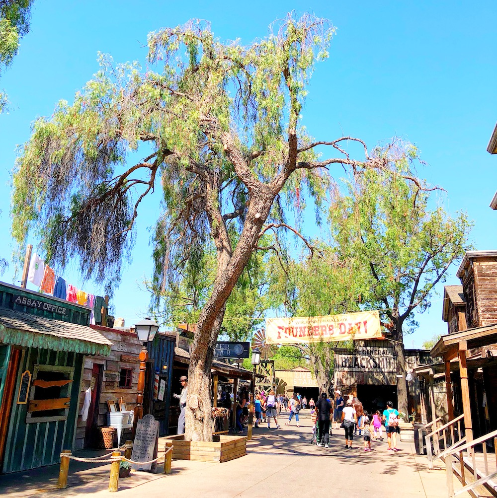 Founder's Day banner sign at Ghost Town Alive! Knott's Berry Farm - livingmividaloca.com