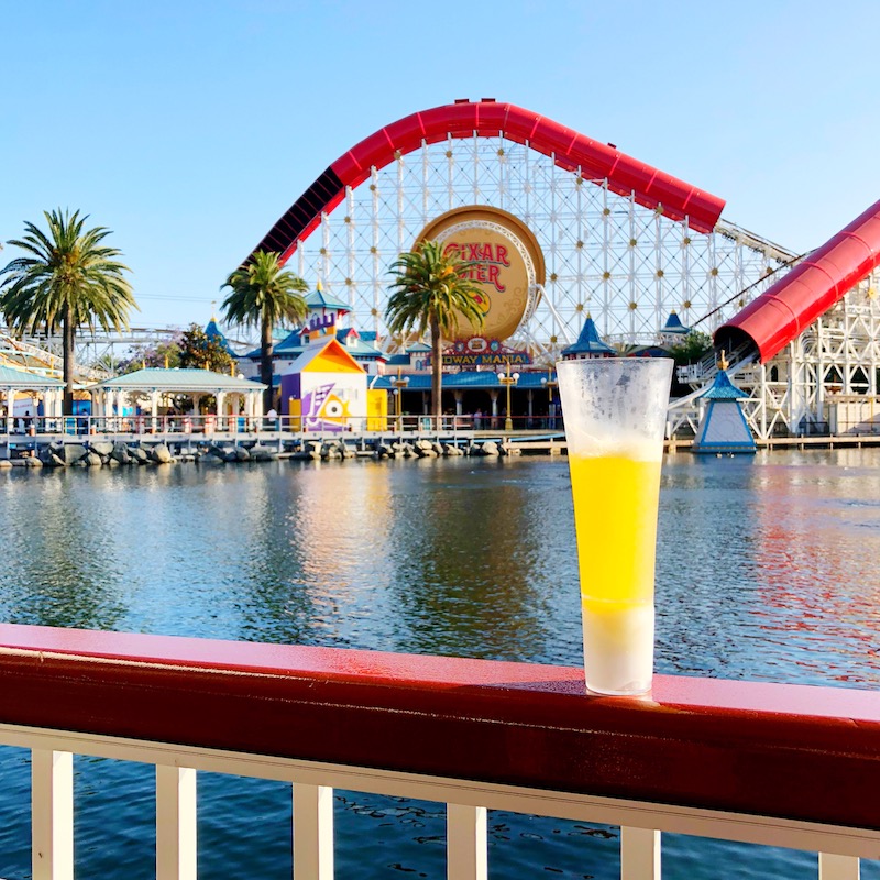 Cocktail at Lamplight Lounge - livingmividaloca.com - #pixarpier #disneyland #disneycaliforniaadventure